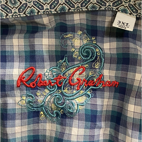 Robert Graham 3XL Button Up Shirt Men - Picture 3 of 13
